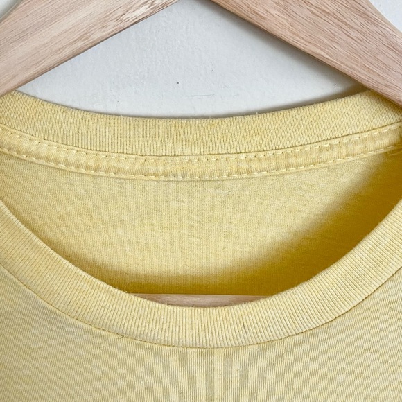 Anchorman Ron Burgundy Jogging or Yogging Retro Yellow T Shirt Adult size Large - Picture 10 of 10